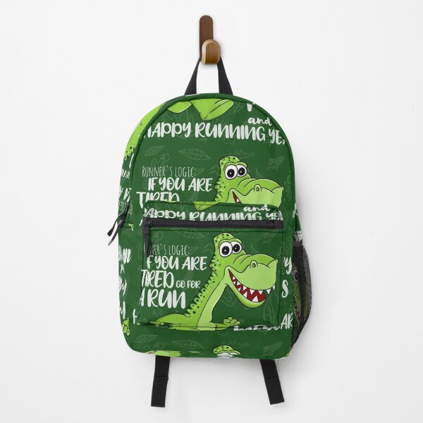 Item preview, Merry Miles and Happy Running Year - funny dino running christmas new year greeting designed and sold by asprse.