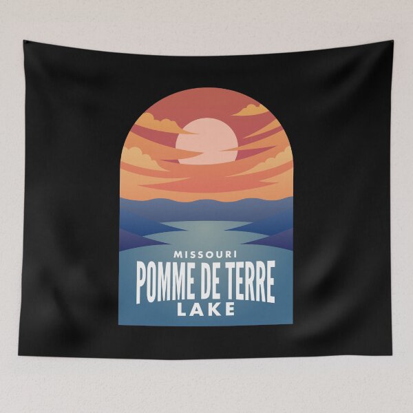 Item preview, Pomme De Terre Lake MO Retro Sunset designed and sold by HalpinDesign.