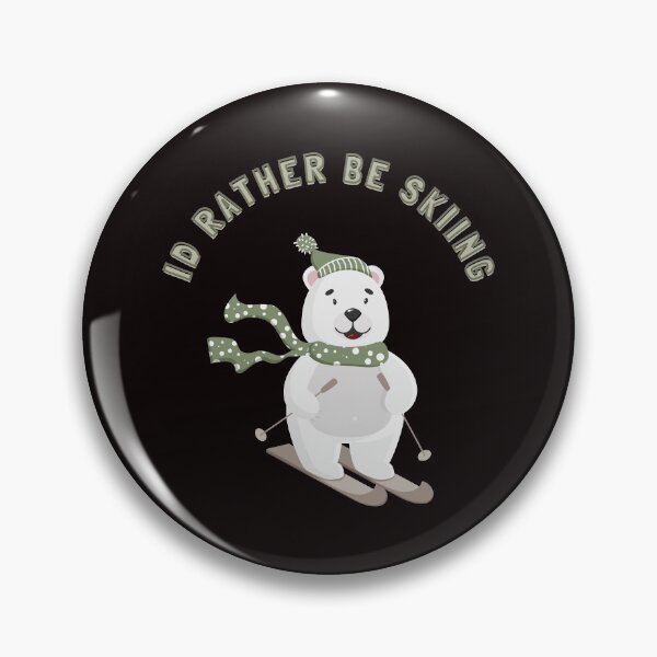 Item preview, Id rather be skiing t shirt, skiing t shirt-Bear t shirt,Polar bear  t shirt designed and sold by medoutfits.
