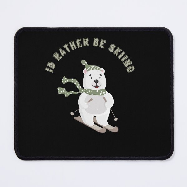 Item preview, Id rather be skiing t shirt, skiing t shirt-Bear t shirt,Polar bear t shirt designed and sold by medoutfits.