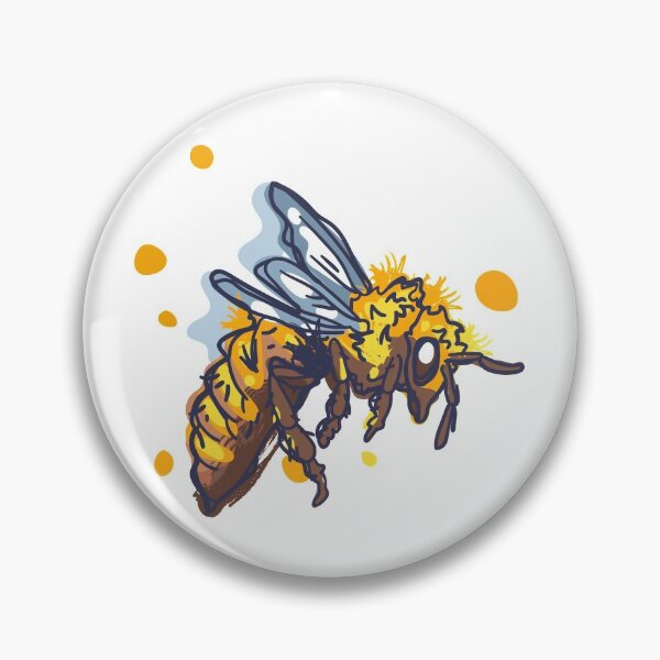 Item preview, Light Honey Bee Pattern designed and sold by grafikis.