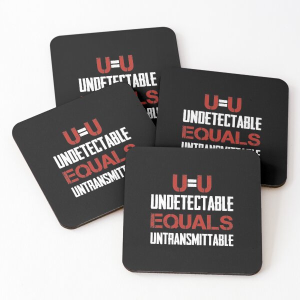 Item preview, U=U Undetectable Equals Untransmittable - HIV Awareness Design designed and sold by distractful.