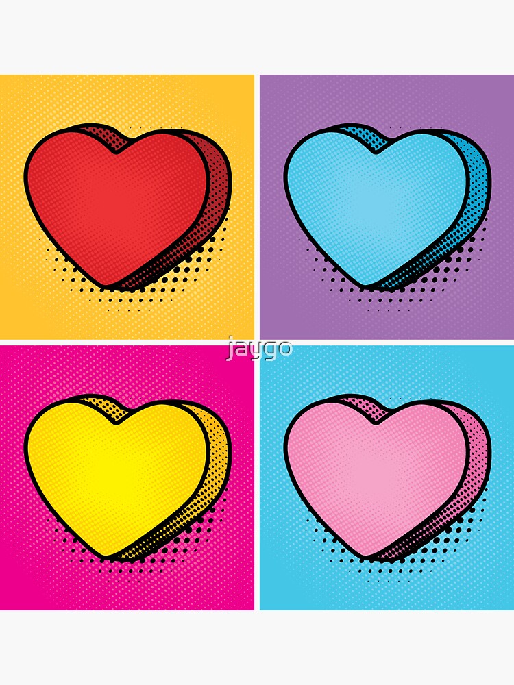 Pop Heart, Pink Heart Sticker