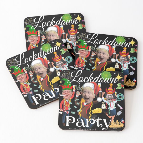 Item preview, Downing Street lockdown Christmas party designed and sold by SpiceMonkeyC.