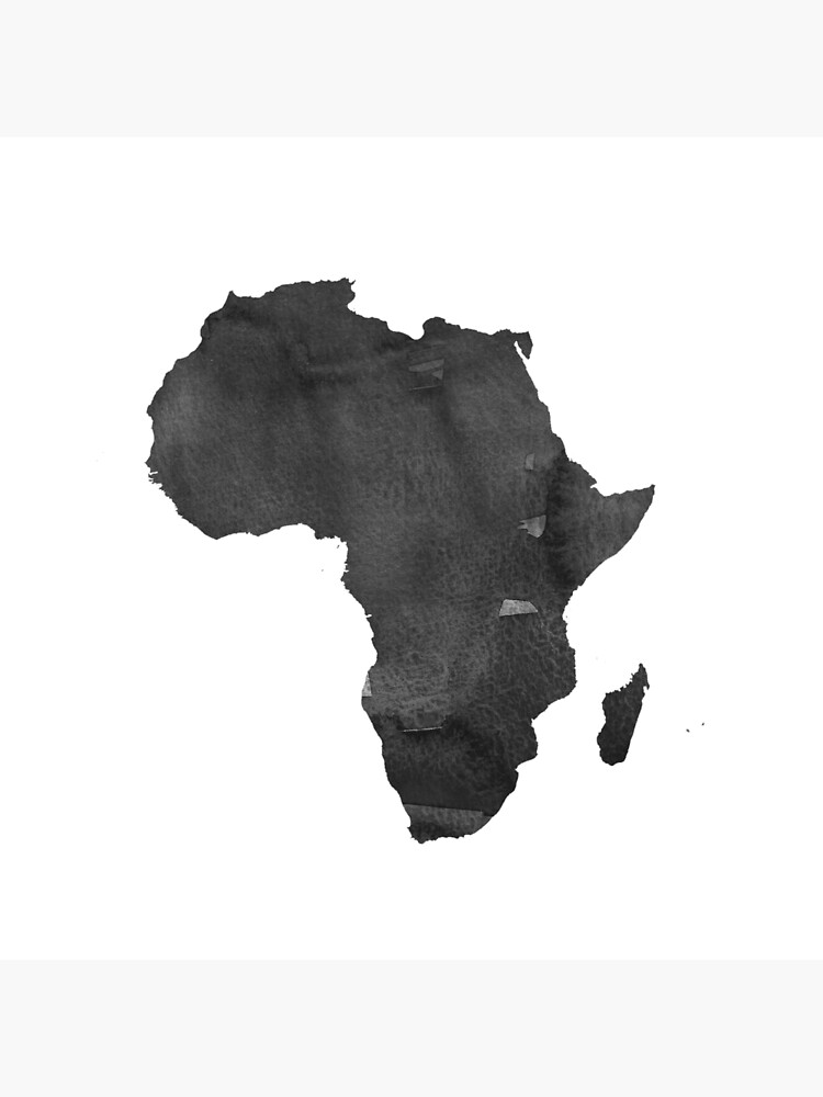 "Africa Map Print African Map Africa Wall Art Watercolor Africa Map