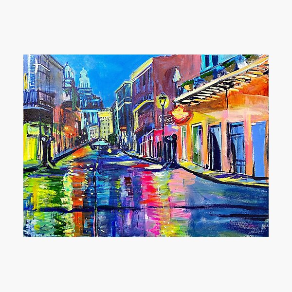 Item preview, Bourbon Street, New Orleans painting designed and sold by hayleyroussel.
