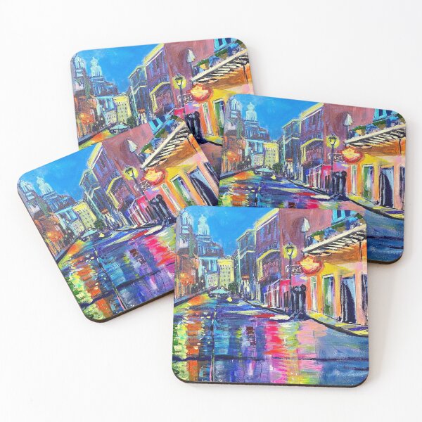 Item preview, Bourbon Street, New Orleans painting designed and sold by hayleyroussel.