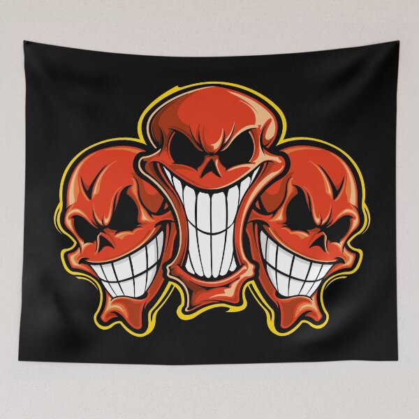 Item preview, Skull Art Burn Digital style  designed and sold by AEGMEDIA.