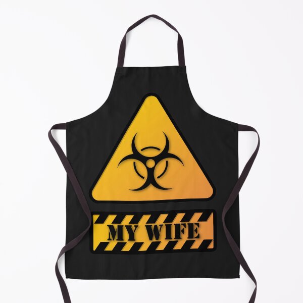 Item preview, Warning my wife, funny warning sign designed and sold by NineJuly.