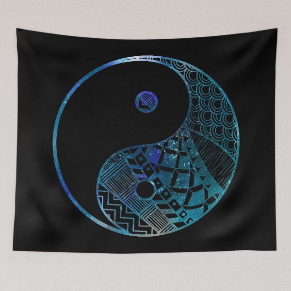 Item preview, Galaxy blue Ying Yang designed and sold by RafaelLima7.