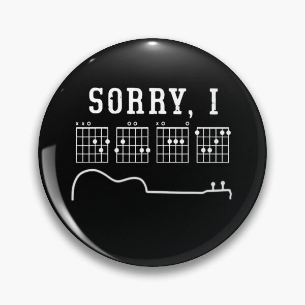 Item preview, Sorry I-DGAF Funny Hidden Message Guitar Chords For Lover T-Shirt,Funny Musician Short  designed and sold by Djikou.