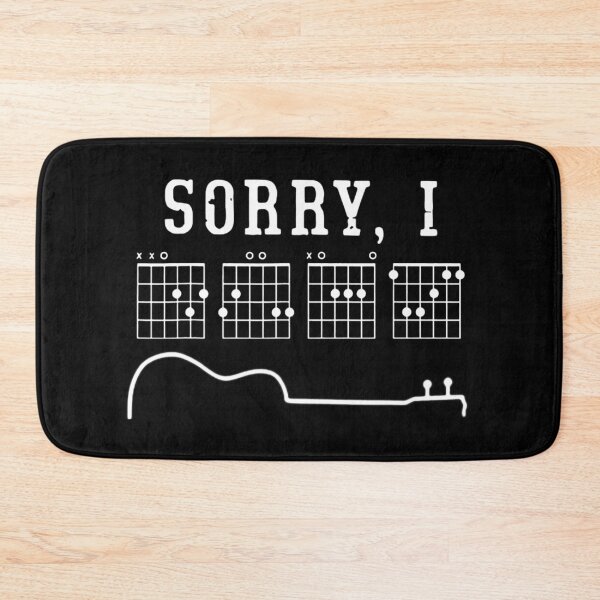 Item preview, Sorry I-DGAF Funny Hidden Message Guitar Chords For Lover T-Shirt,Funny Musician Short  designed and sold by Djikou.