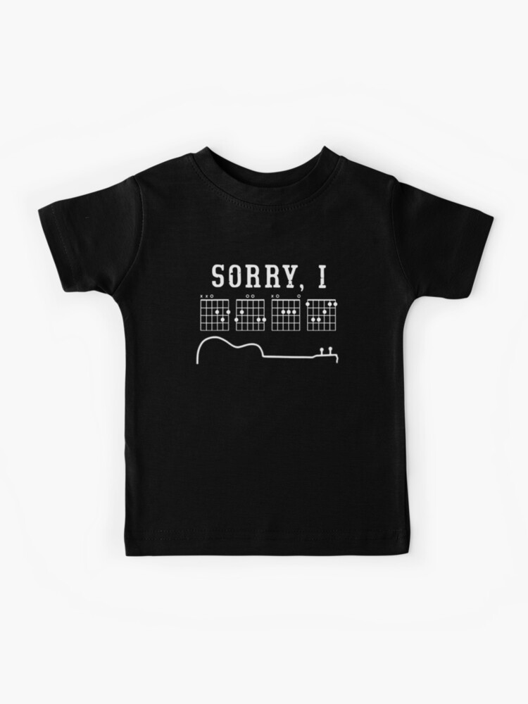 Sorry I-DGAF Funny Hidden Message Guitar Chords For Lover T-Shirt,Funny  Musician Short  Poster for Sale by Djikou