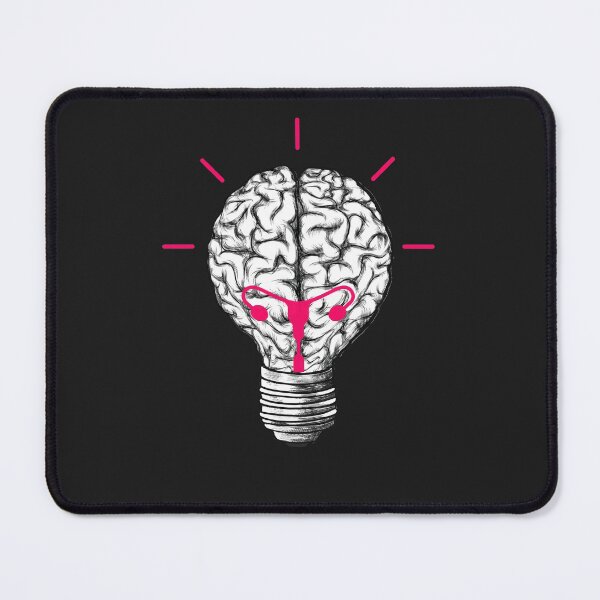 Item preview, Brain Light bulb, illuminated brain of feminine creativity, luminous tubes in the light bulb designed and sold by Collagedream.