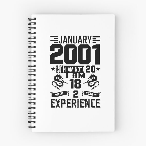 Item preview, Born in January 2001 I am Awesome 20 Years of Being Awesome Birthday Anniversary Gift Idea Holiday Fun Party Premium Apparel Funny Xmas designed and sold by DesignByHeartUK.