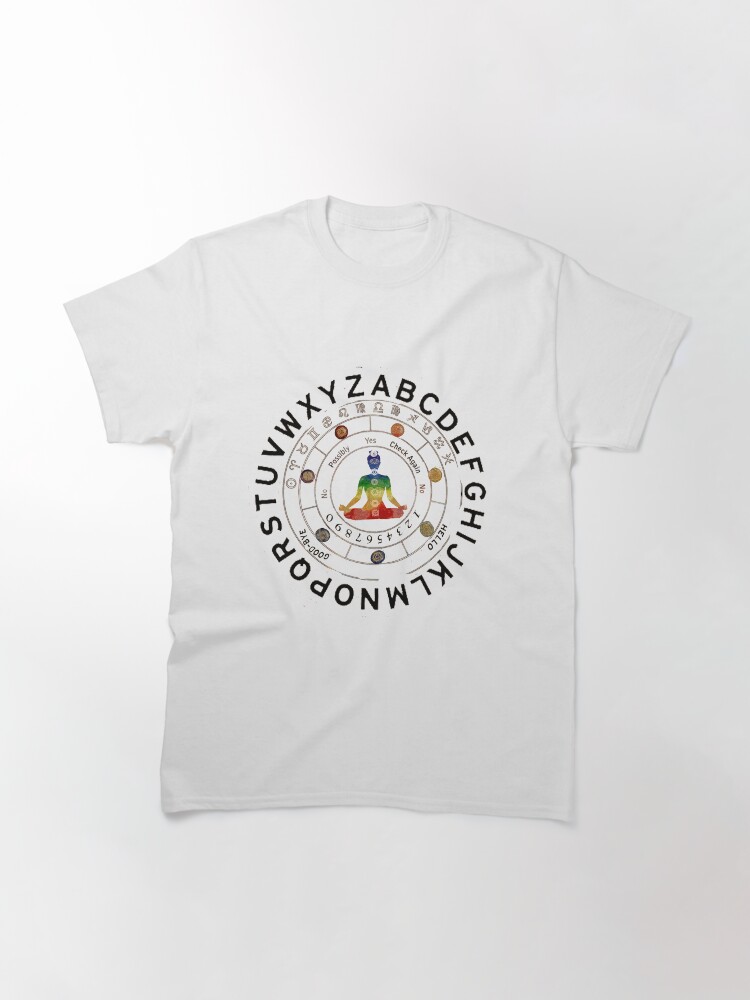 Thumbnail 3 of 7, Classic T-Shirt, Pendulum Dowsing Board bywhacky designed and sold by bywhacky.