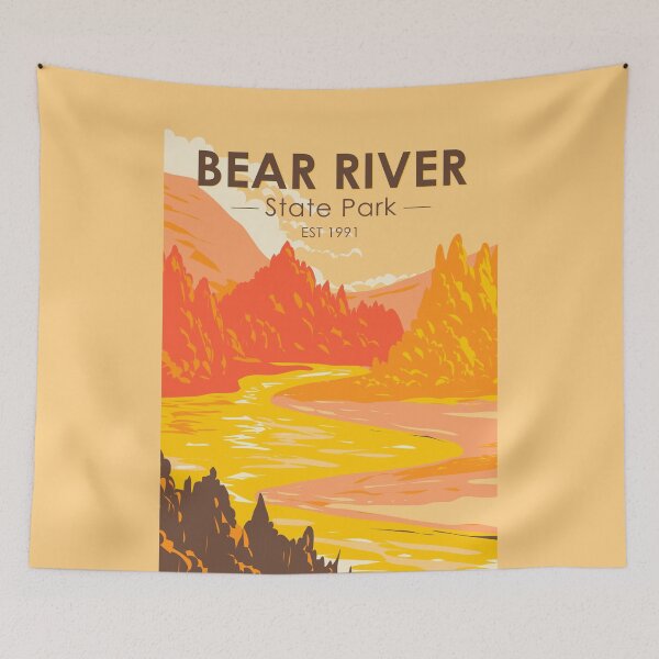 Item preview, Bear River State Park Wyoming Vintage designed and sold by KrisSidDesigns.