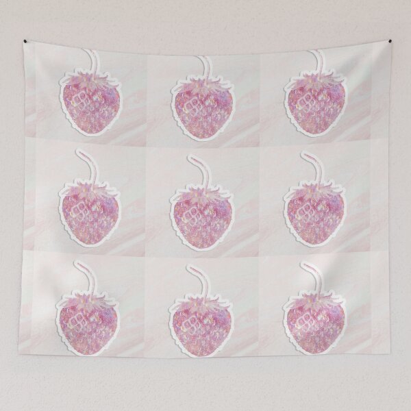 Item preview, Blush Pink Strawberry  designed and sold by newburyboutique.