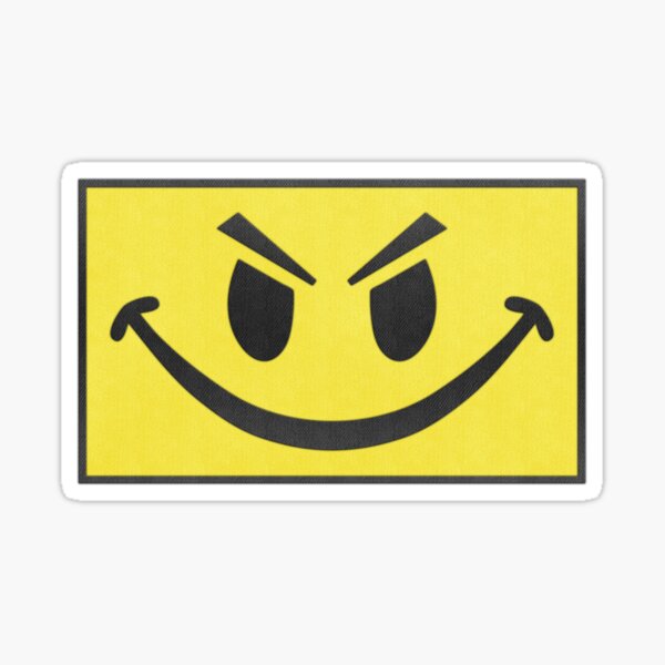 Evil Smiley Sticker