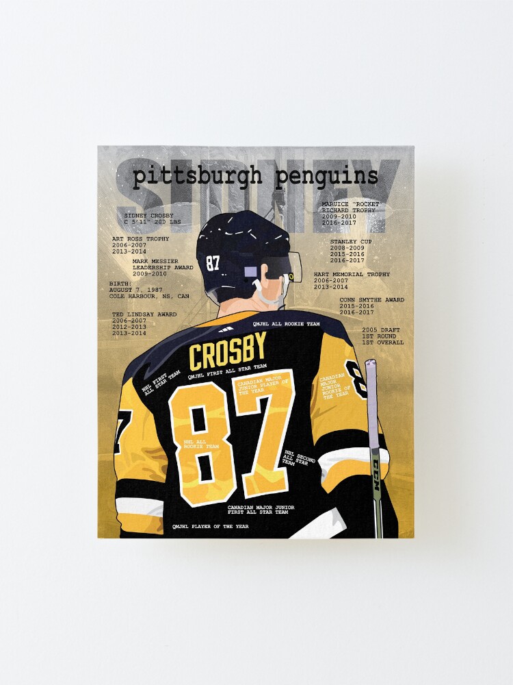 Alternate view of Pittsburgh Hockey - Sidney Crosby Mounted Print