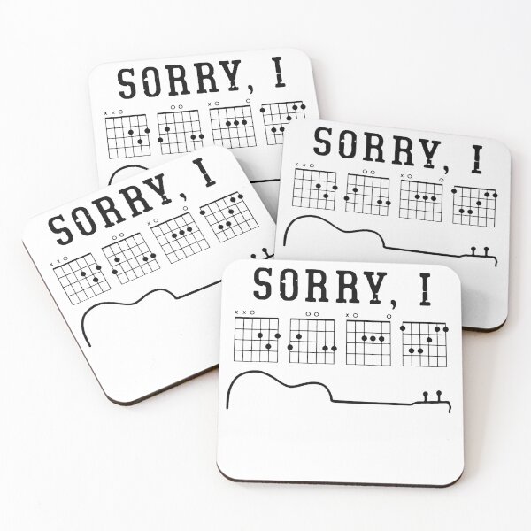 Item preview,  Sorry I-DGAF Funny Hidden Message Guitar Chords For Lover T-Shirt,Funny Musician Short  designed and sold by Djikou.