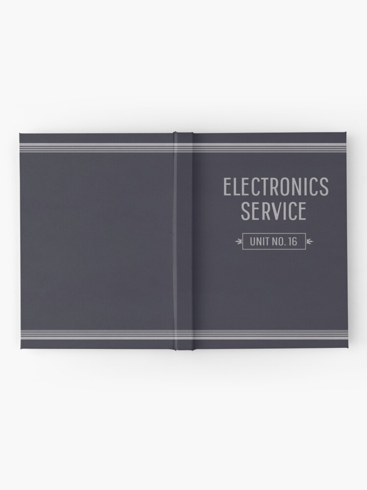 Thumbnail 2 of 3, Hardcover Journal, Electronics Service Unit No. 16 designed and sold by avoidperil.
