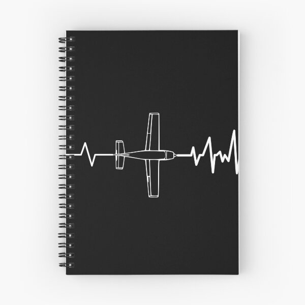 Item preview, Heartbeat  AirPlane with Pulses Black and white designed and sold by Hohohaxi.