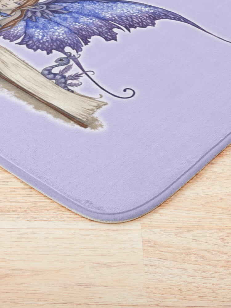 Alternate view of Bookworm Book Fairy Bath Mat