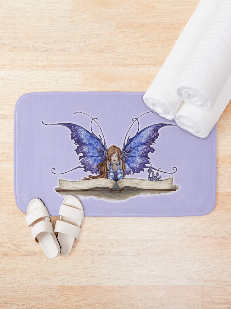 Alternate view of Bookworm Book Fairy Bath Mat