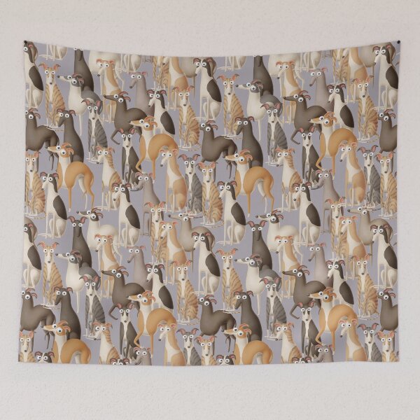Item preview, Googley Eyed Sighthounds designed and sold by Jill Morgan.