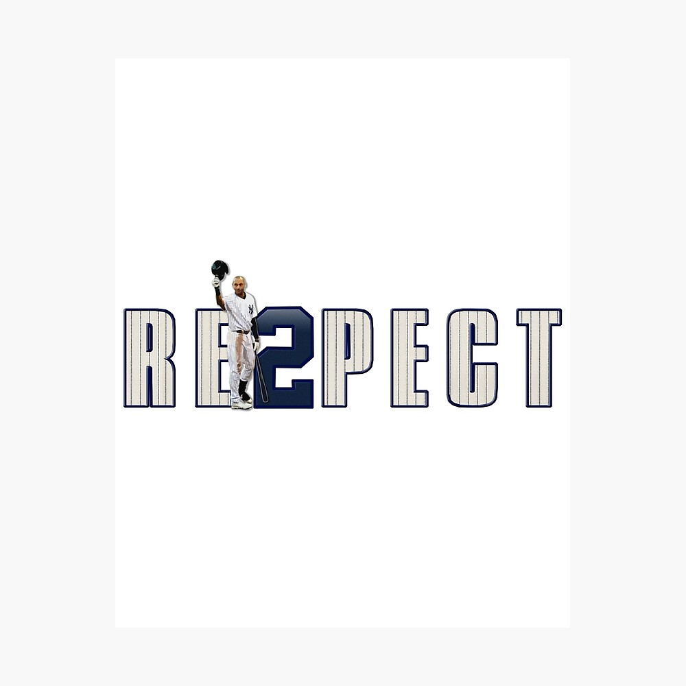 Derek Jeter RE2PECT RESPECT Framed Print