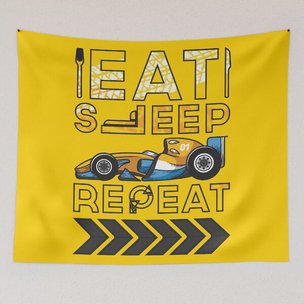 Item preview, Eat Sleep Formula 1 Repeat designed and sold by damithez.