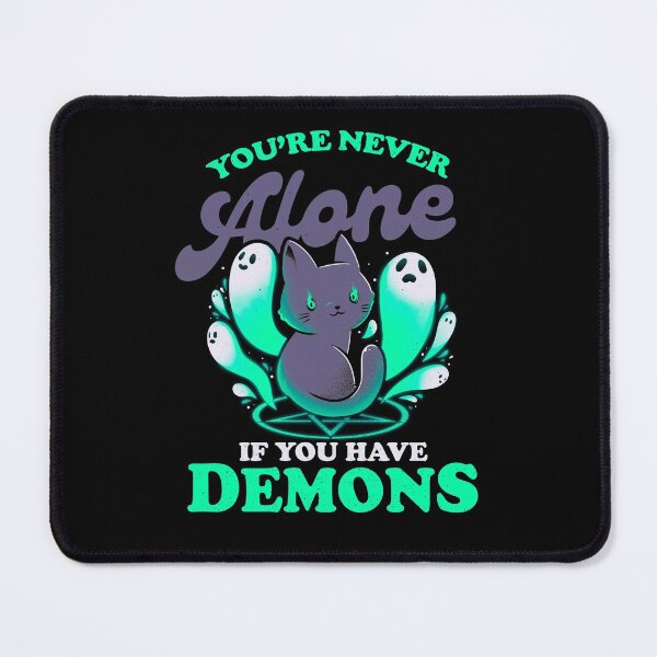 Item preview, Me And My Demons - Cute Evil Cat Gift designed and sold by EduEly.
