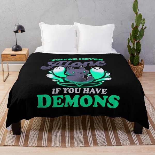 Item preview, Me And My Demons - Cute Evil Cat Gift designed and sold by EduEly.