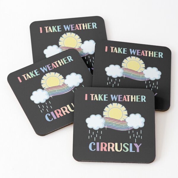 Item preview, I Take Weather Cirrusly Funny Meteorologist Meteorology Joke  designed and sold by gkao.