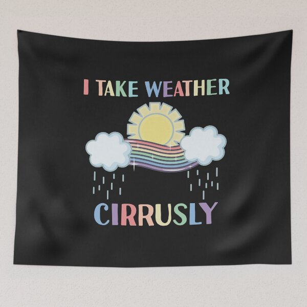 Item preview, I Take Weather Cirrusly Funny Meteorologist Meteorology Joke  designed and sold by gkao.