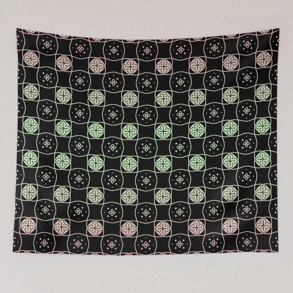 Item preview, Round Checkerboard rainbow gradient designed and sold by BrandNameNerd.