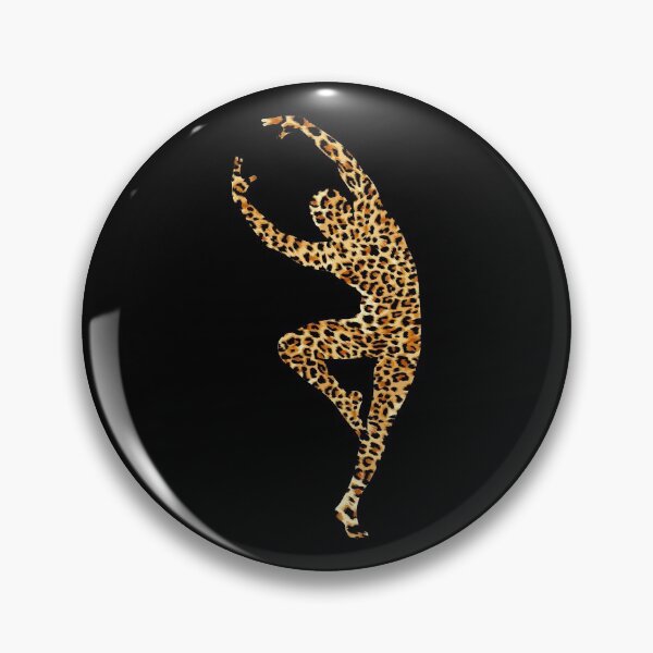 Item preview, LYRICAL BALLET - LEOPARD CHEETAH TEXTURE - MALE DANCER SILHOUETTE designed and sold by KoolDsignsDANCE.