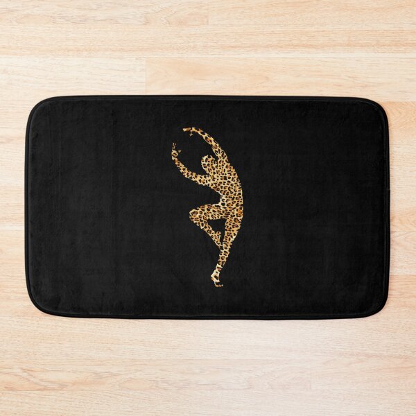 Item preview, LYRICAL BALLET - LEOPARD CHEETAH TEXTURE - MALE DANCER SILHOUETTE designed and sold by KoolDsignsDANCE.