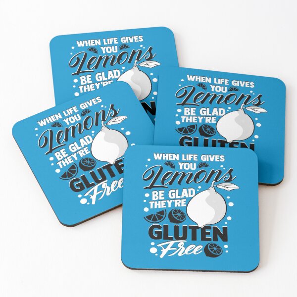 Item preview, When Life Gives You Lemons, Be Glad They're GLUTEN FREE (W&B) designed and sold by Alcino Major.