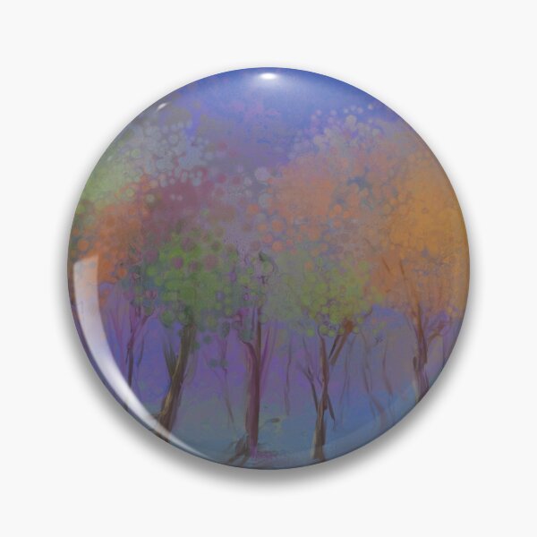 Item preview, Blue Light Trees Abstract Modern Landscape designed and sold by Eduardo Tavares.