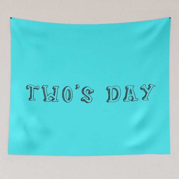 Item preview, Two's Day in White Wizard Text - Historical Date designed and sold by Trinket-Trickster.