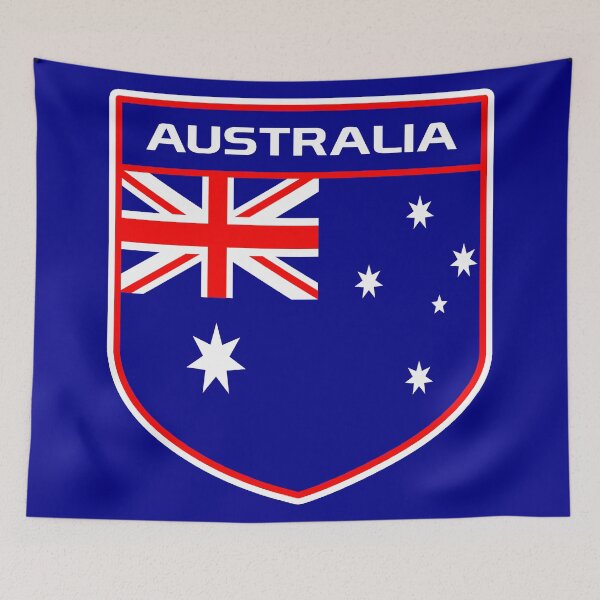 Item preview, Australia Flag Badge designed and sold by Cestus.