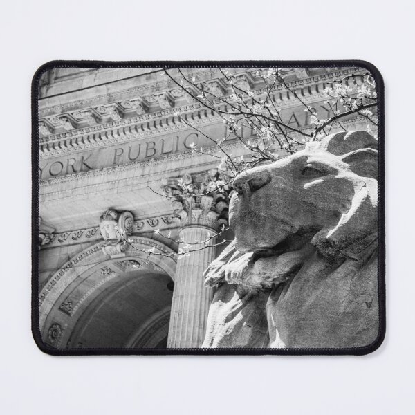 Item preview, New York Public Library, Stone Lion designed and sold by ILD-Photography.