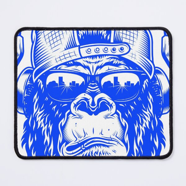 Item preview, Gorilla head in Blue designed and sold by PherppaXz.