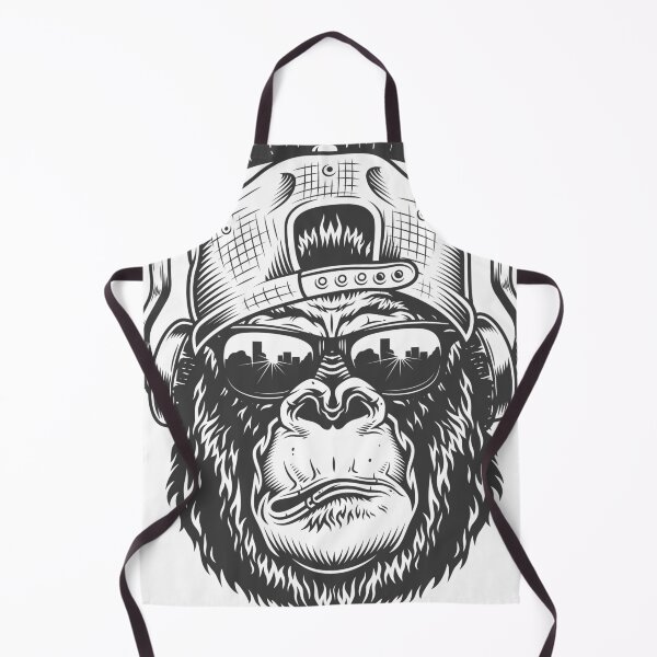 Item preview, Gorilla head in monochrome designed and sold by PherppaXz.
