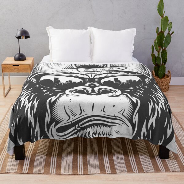 Item preview, Gorilla head in monochrome designed and sold by PherppaXz.