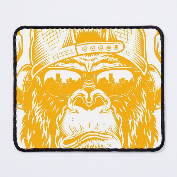 Item preview, Gorilla head in Yellow designed and sold by PherppaXz.