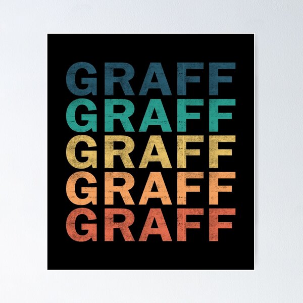 Item preview, Graff Name T Shirt - Graff Vintage Retro Graff Name Gift Item Tee designed and sold by mackpatsy.