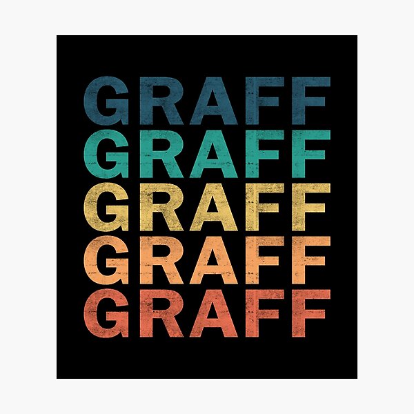 Artikelvorschau, Graff Name T-Shirt - Graff Vintage Retro Graff Name Geschenkartikel Tee entworfen und verkauft von mackpatsy.
